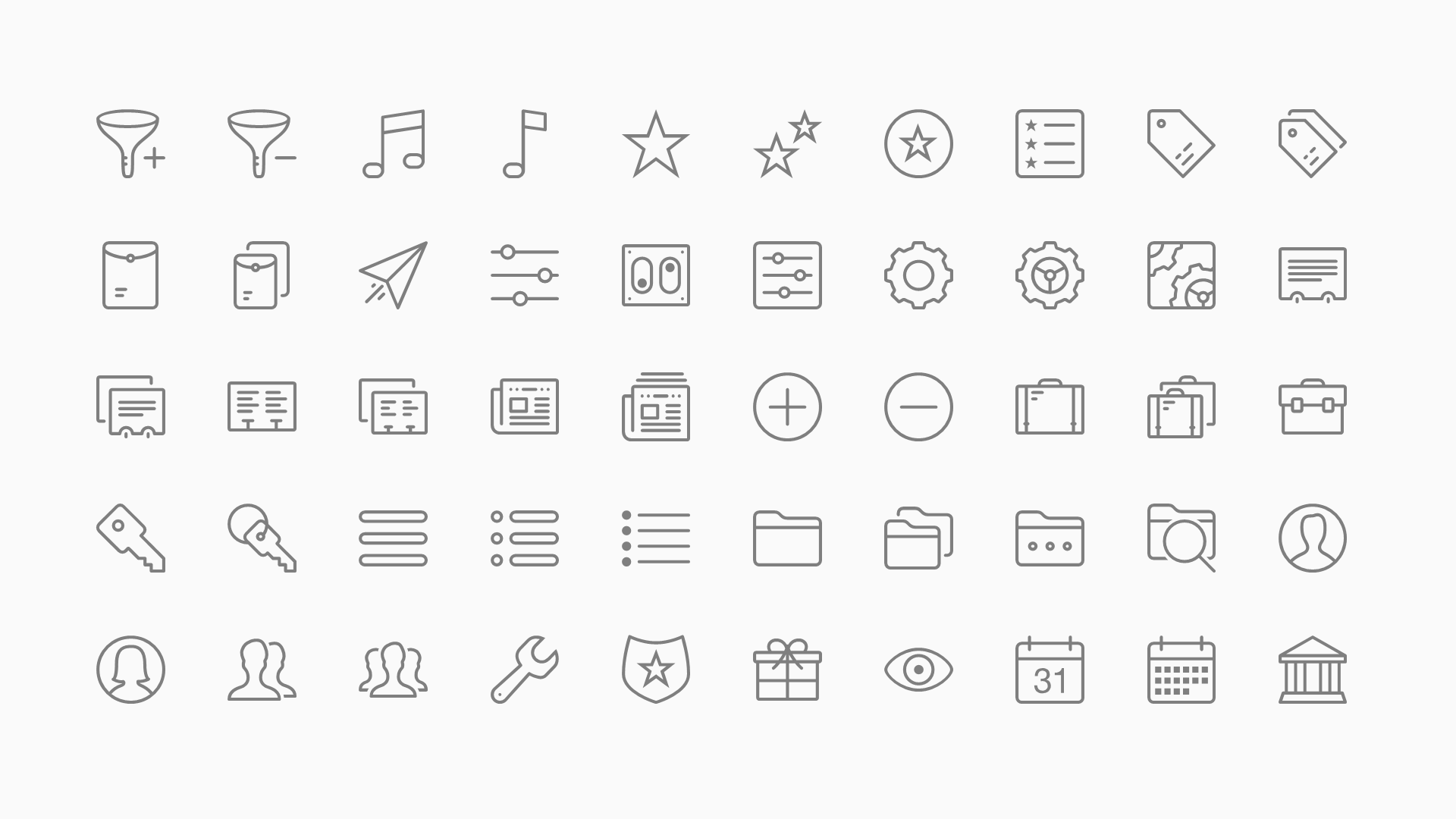 01-line Vector Icons slide 4